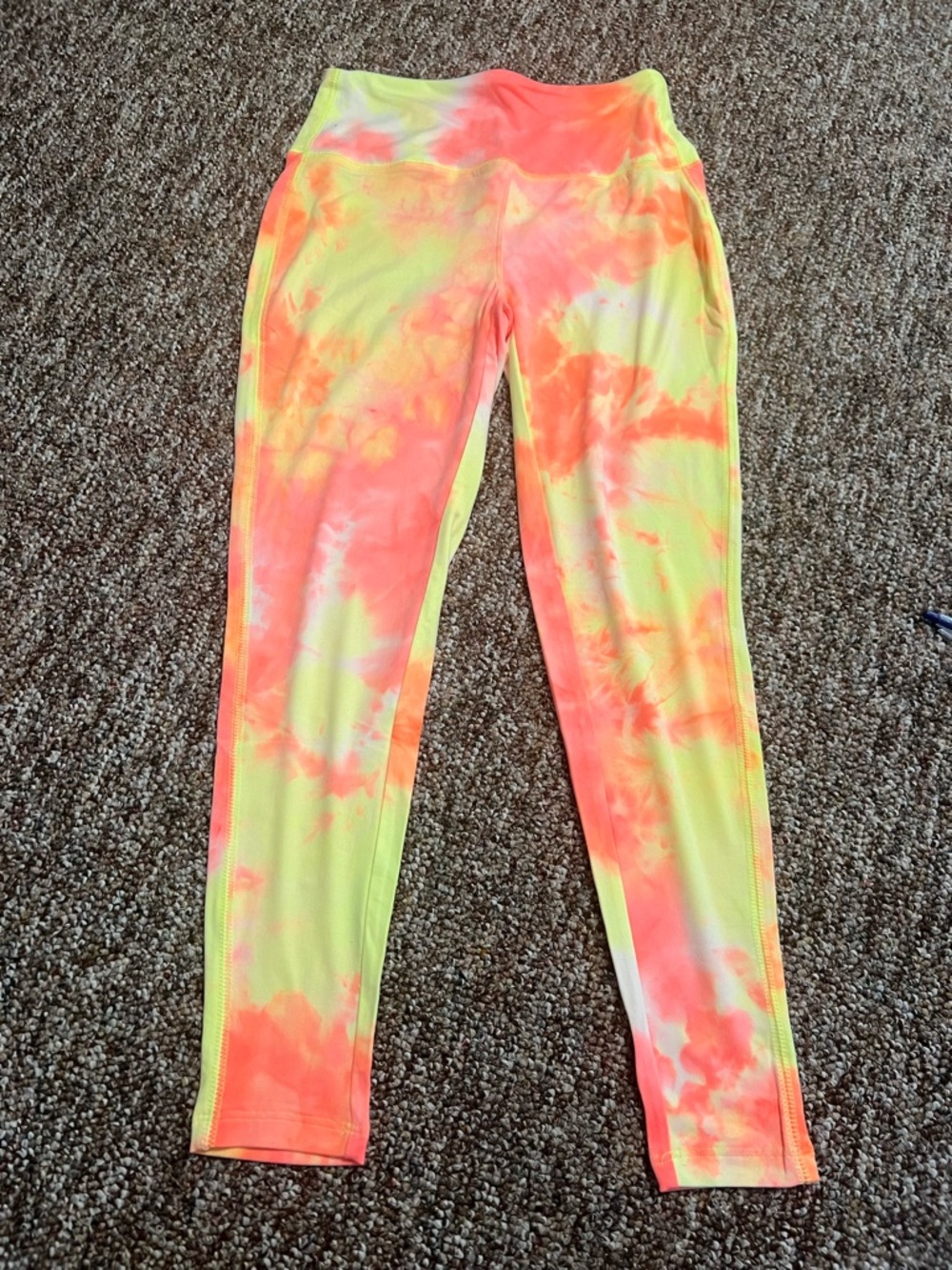 Zenana Tye Dye Butter Soft Summer High Rise Workout Comfy Leggings